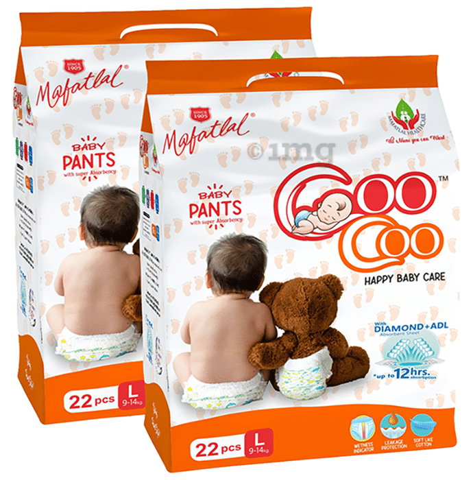 Mafatlal Coo Coo Baby Pants (22 Each) Large