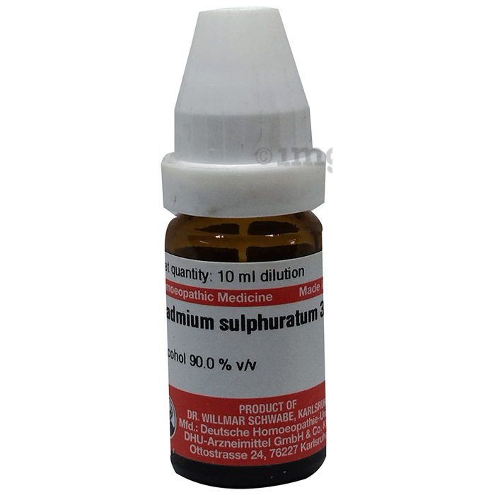 Dr Willmar Schwabe Germany Cadmium Sulphuratum Dilution 30