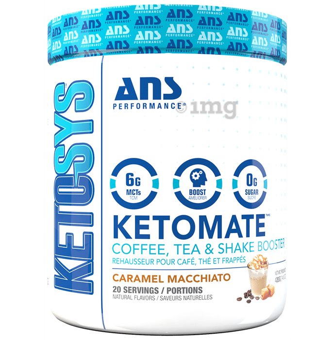 ANS Performance Caramel Macchiato Ketosys Ketomate Coffee, Tea & Shake Booster