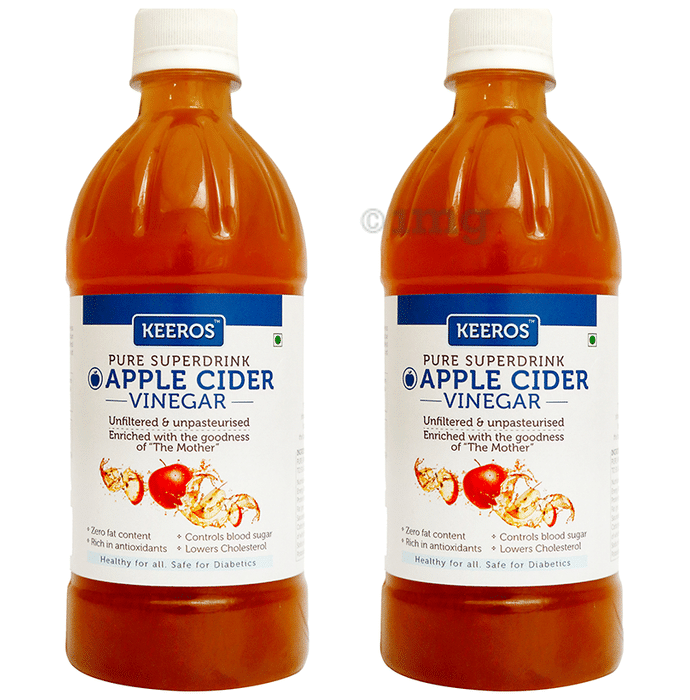 Keeros Pure Superdrink Apple Cider Vinegar (500ml Each)