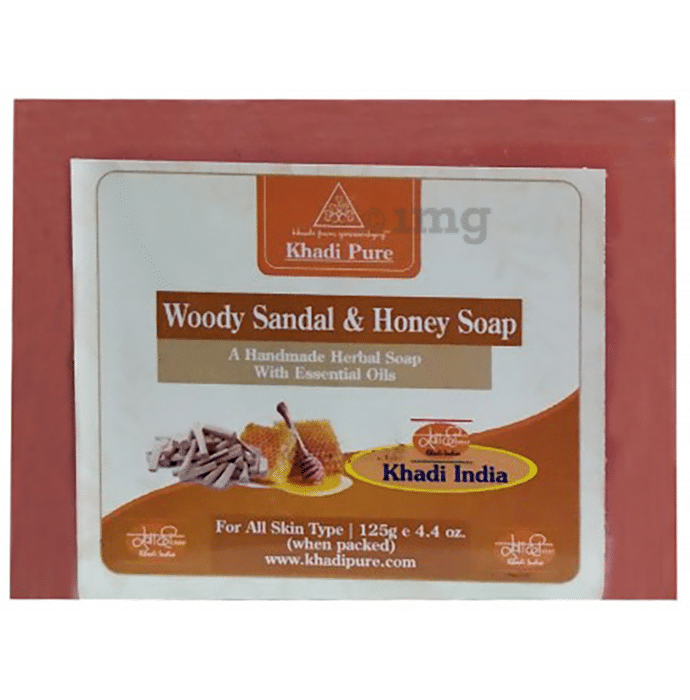 Khadi Pure Woody Sandal & Honey Soap