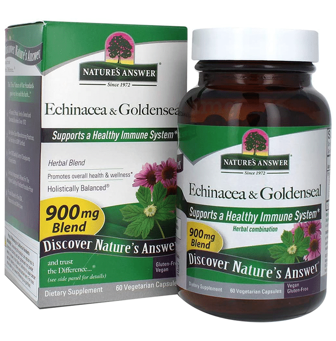Nature's Answer Echinacea & Goldenseal Vegetarian Capsule
