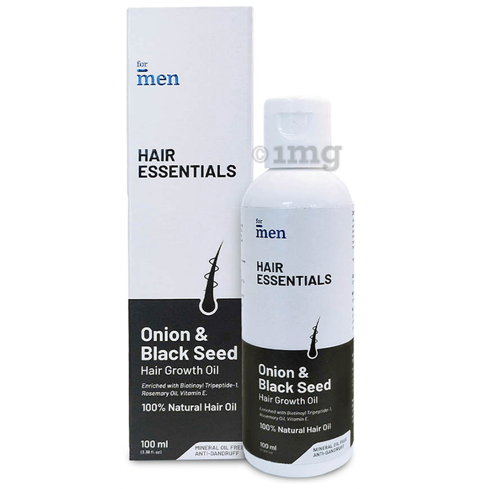 ForMen Onion & Black Seed Hair Growth Oil for Hair Fall & Dandruff Oil
