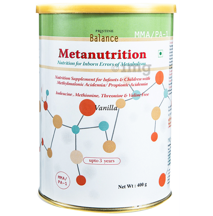 Pristine Balance Metanutrition MMA/PA 1 (Upto 3 Years) for Metabolism | Flavour Powder Vanilla