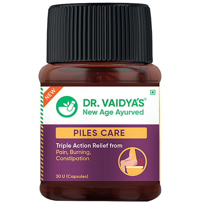 Dr. Vaidya's Piles Care Capsule (30 Each)