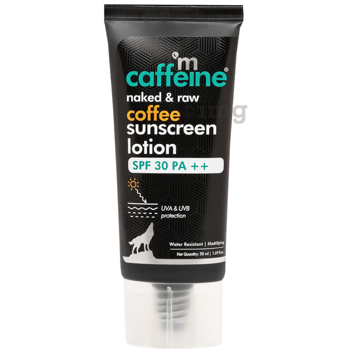 mCaffeine Naked & Raw Coffee Sunscreen Lotion | SPF 30 PA++