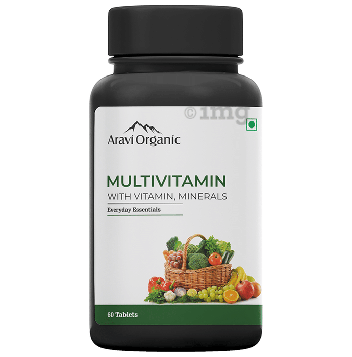 Aravi Organic Multivitamin with Vitamin, Minerals Tablet