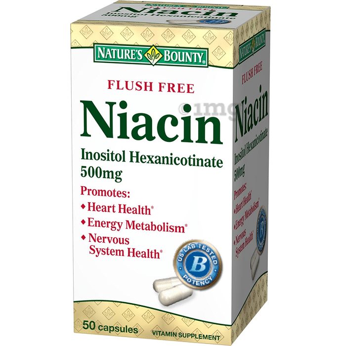 Nature's Bounty Flush Free Niacin Capsule