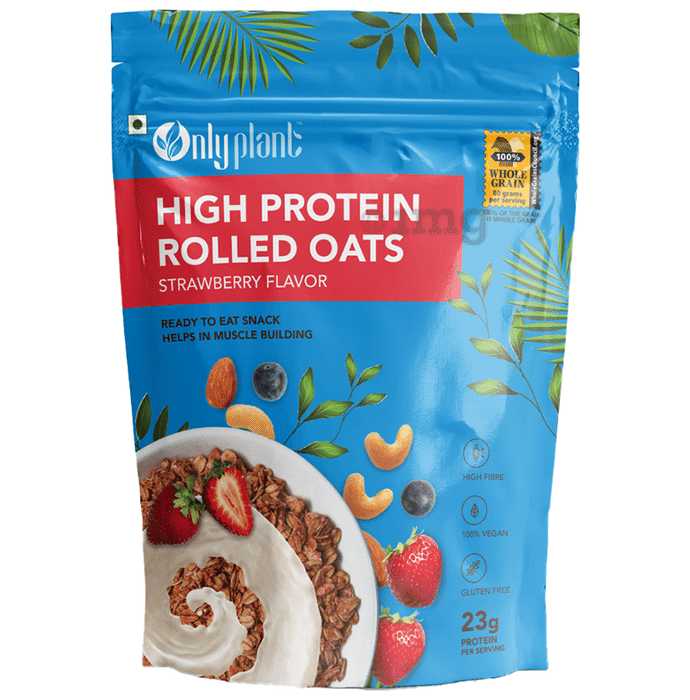 Onlyplant High Protein Rolled Oats Strawberry