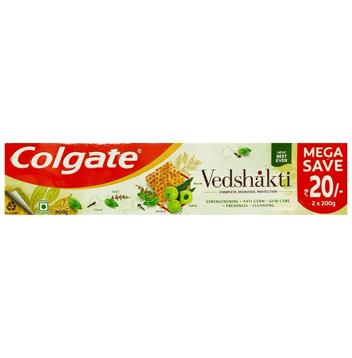Colgate Vedshakti Toothpaste (200gm Each)
