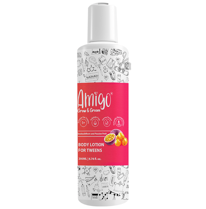 Amigo Seabuckthorn and Passion Fruit Body Lotion for Tweens