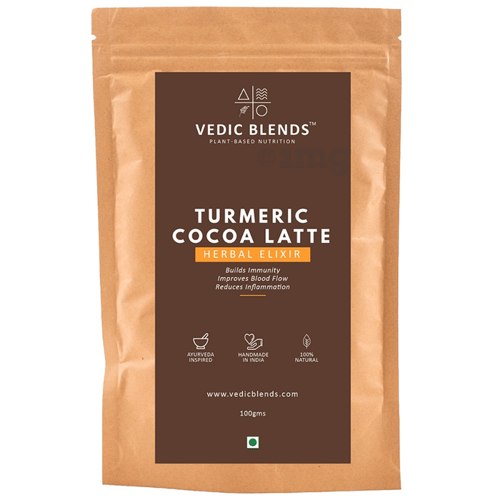 Vedic Blends Turmeric Cocoa Latte Herbal Elixir