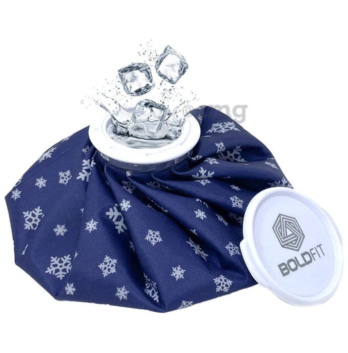 Boldfit Ice Bags For Pain Relief 9inch Blue Star