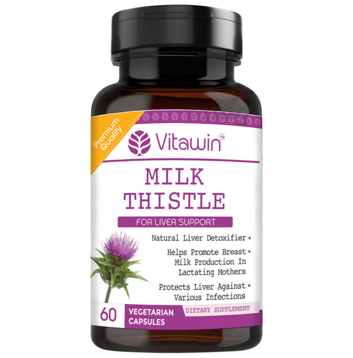 Vitawin Milk Thistle 500mg Vegetarian Capsule