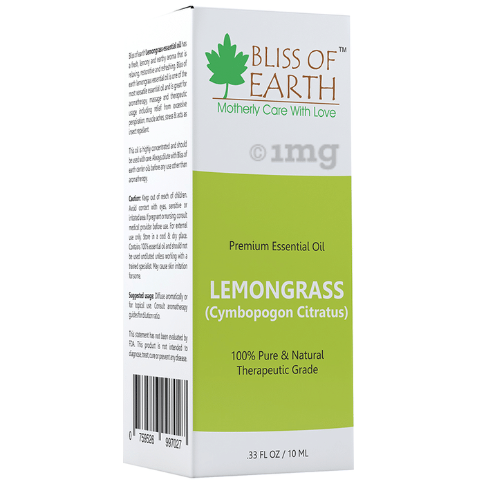 Bliss of Earth Lemongrass Premium Essential Oil