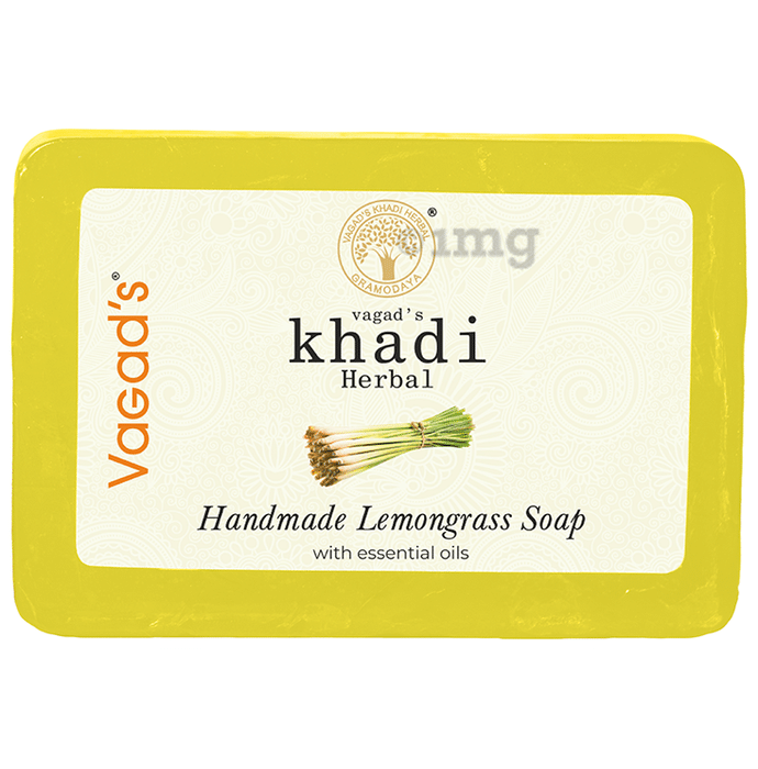 Vagad's Khadi Herbal Handmade Soap Lemongrass Soap