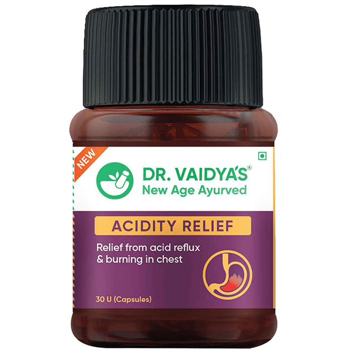 Dr. Vaidya's Acidity Relief Capsule (30 Each)