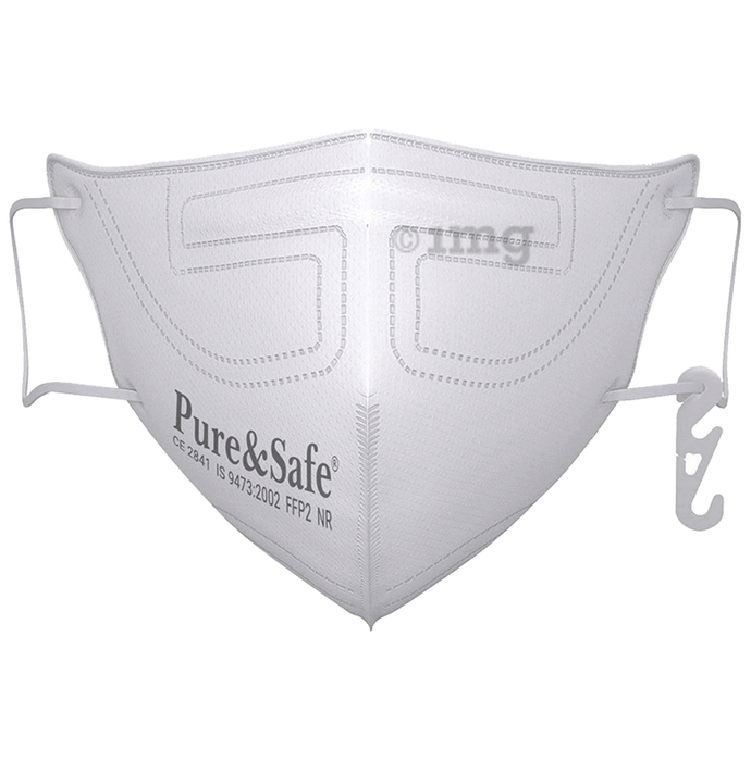 Pure & Safe Fusion Flo 5 Layer Filteration N95 Mask White