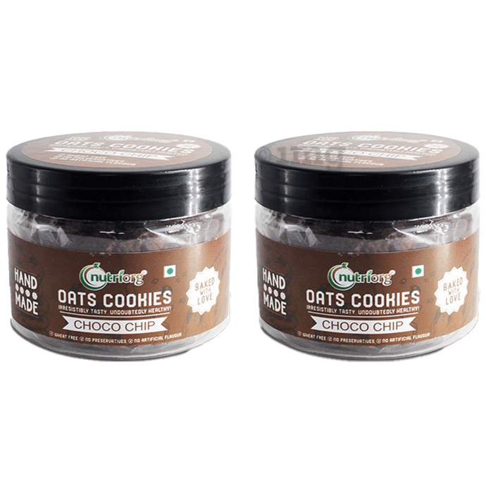 Nutriorg Oats Cookies (110gm Each) Choco Chips