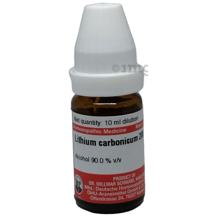 Dr Willmar Schwabe Germany Lithium Carbonicum Dilution 200