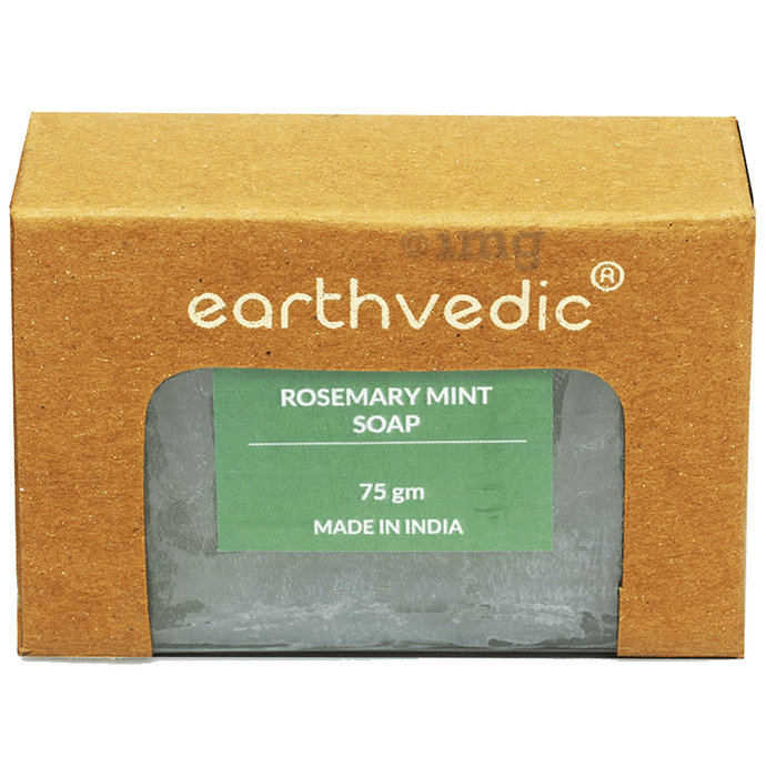 Earthvedic Rosemary Mint Soap (75gm Each)