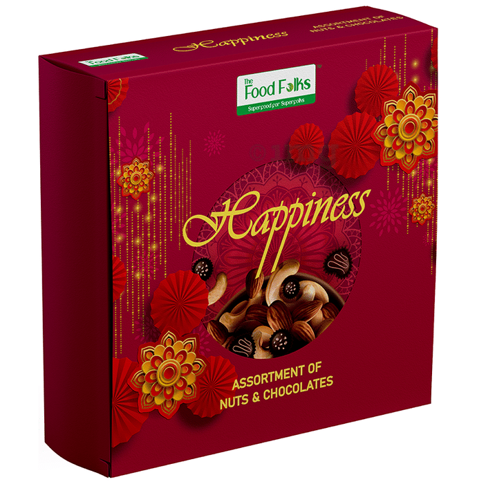 The Food Folks Happiness Assortment of Nuts & Chocolates Gift Pack