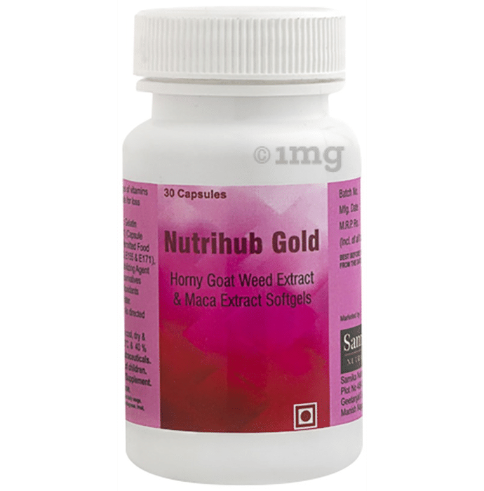 Nutrihub Gold Softgel with Horny Goat Weed & Maca Extract