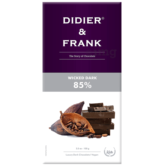 Didier & Frank Wicked Dark 85% Chocolate (100gm Each)
