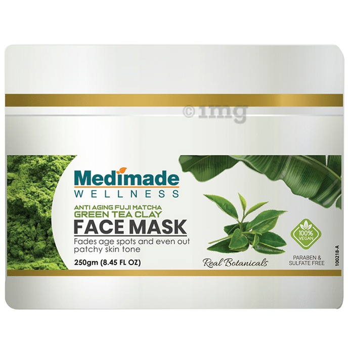 Medimade Wellness Anti Aging Fuji Matcha Green Tea Clay Face Mask