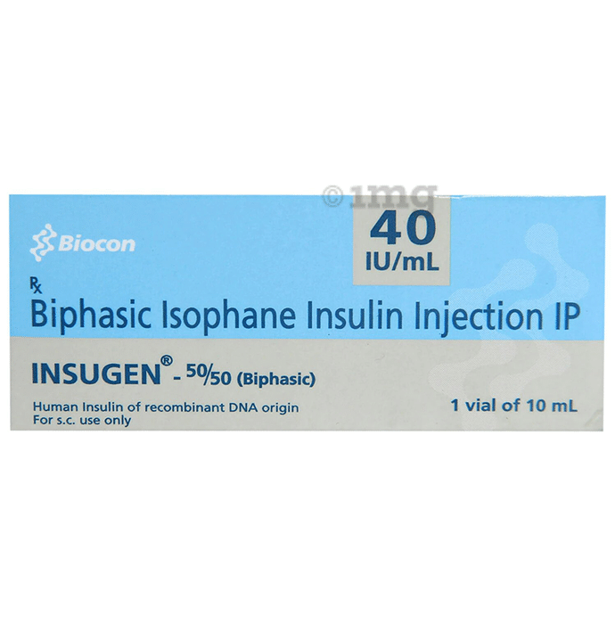 Insugen 50/50 Injection 40IU/ml