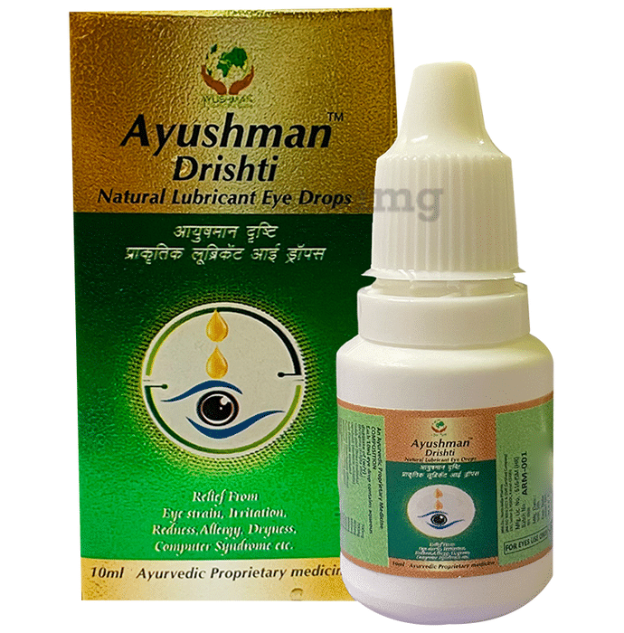 Ayushman Drishti Natural Lubricant Eye Drop (10ml Each)