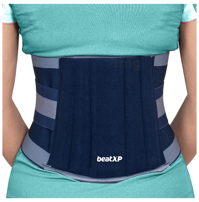 beatXP Lumbo Sacral Support Belt for Tummy Reduction Large