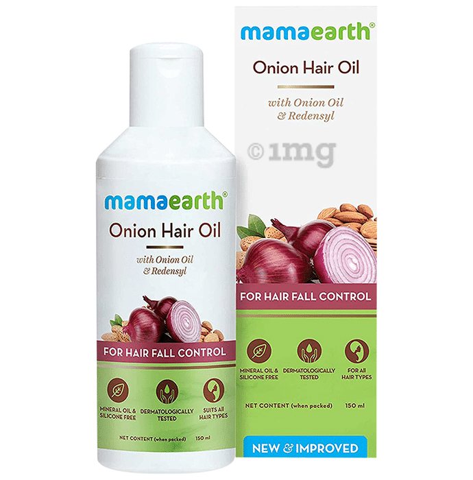Mamaearth Onion Hair Oil - For Hair Fall Control Tamil Review & Demo -  YouTube