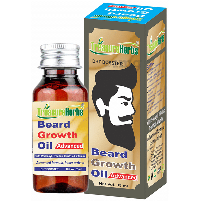 TreasureHerbs Beard Growth Oil Advanced