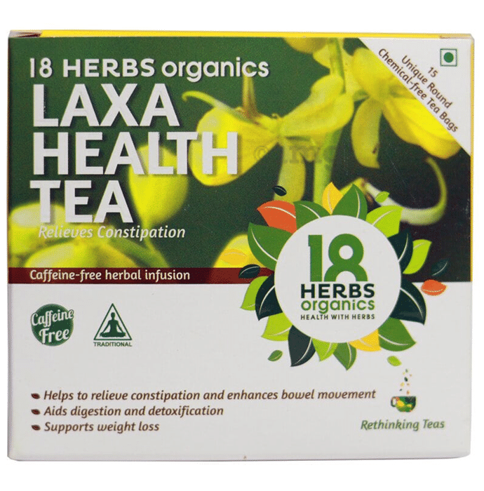 18 Herbs Organics Laxa Health Tea Bag (1.3gm Each)