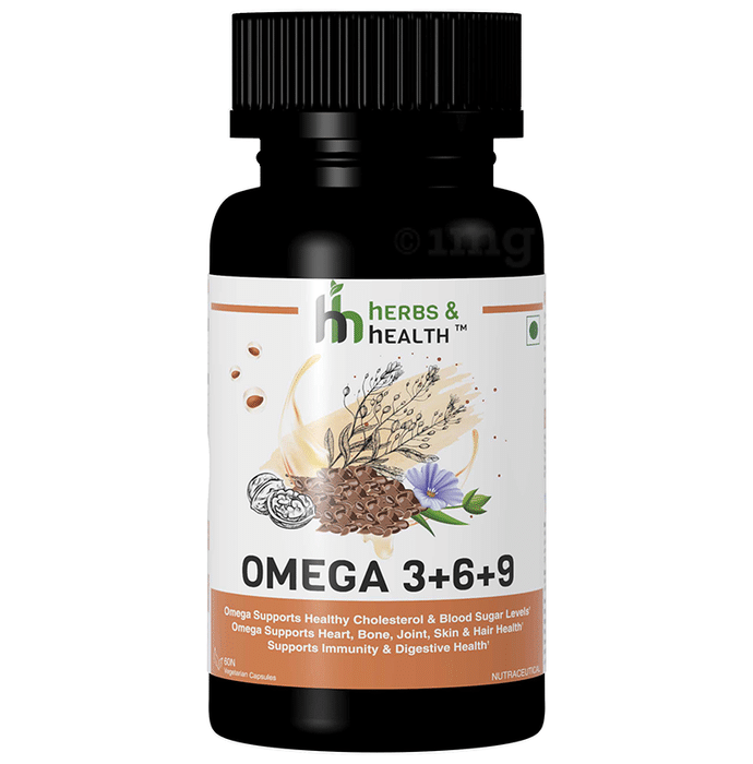 Herbs & Health Omega 3+6+9 Vegetarian Capsule