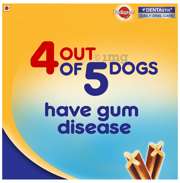 Pedigree Dentastix Daily Oral Care Dog Treat for Adult (7 Stick Each) Small Breed 5-10 kg