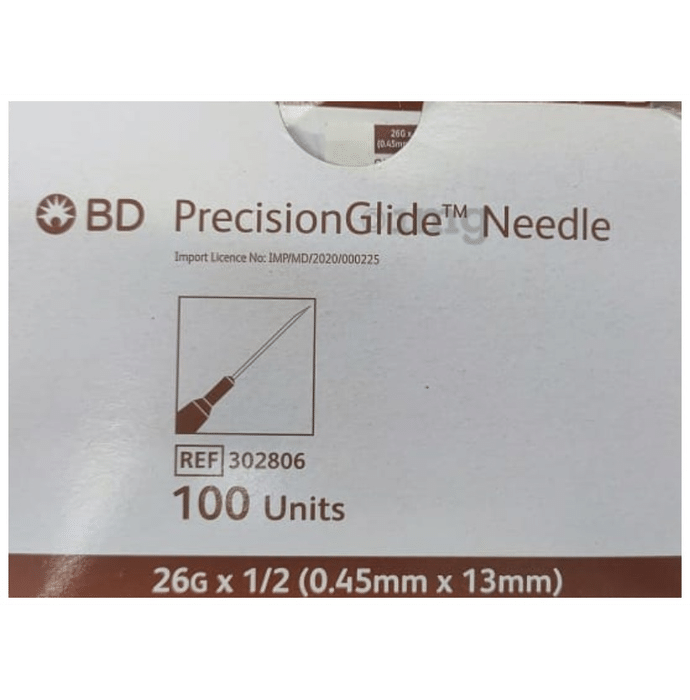 Dispovan PrecisionGlide Needle 26G x 0.5inch