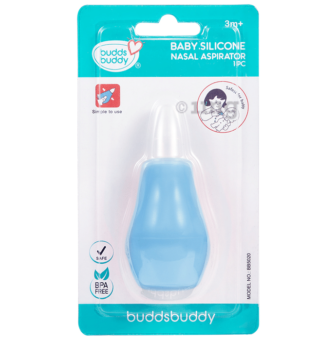 Buddsbuddy BB5020 Premium Baby Nasal Aspirator, Blue