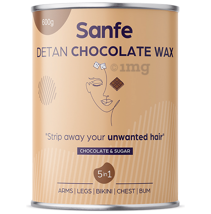 Sanfe Detan Chocolate Body Wax  for Hair Removal