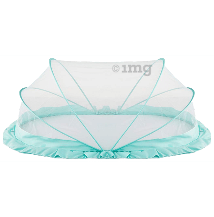 LifeKrafts Foldable Baby Mosquito Net Ocean Blue