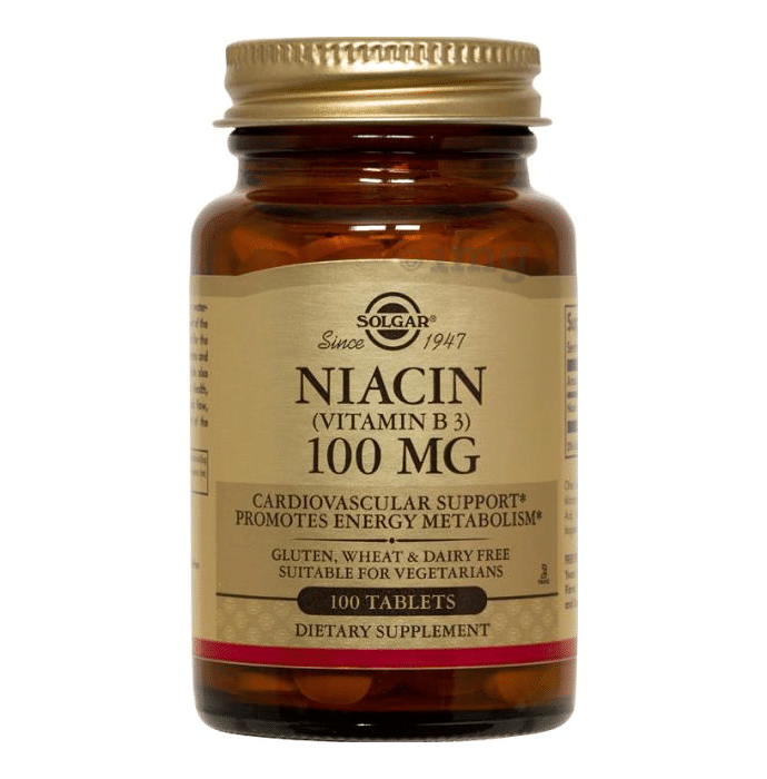 Solgar Niacin (Vitamin B3) 100mg Tablet