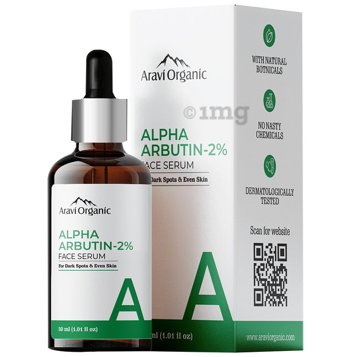 Aravi Organic Alpha Arbutin 2% Face Serum