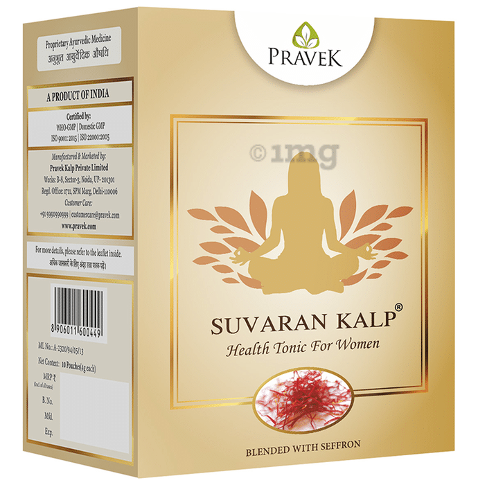 Pravek Suvaran Kalp Health Tonic for Women (4gm Each)