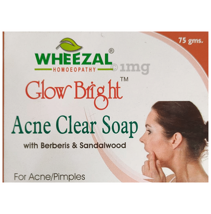 Wheezal Glow Bright Acne Clear Soap