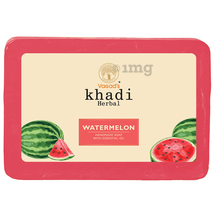 Vagad's Khadi Herbal Handmade Soap Watermelon