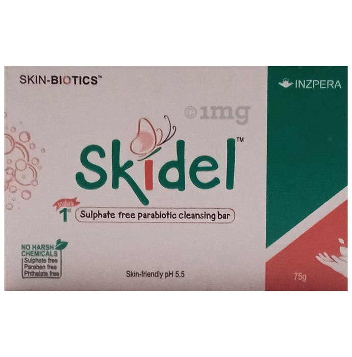 Skidel Sulphate Free Parabiotic Cleansing Bar