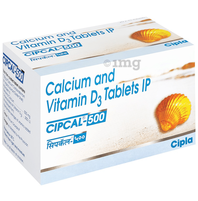 Cipcal 500 Tablet from Cipla for Bone, Joint and Muscle Care: Buy strip of  15 tablets at best price in India 1mg