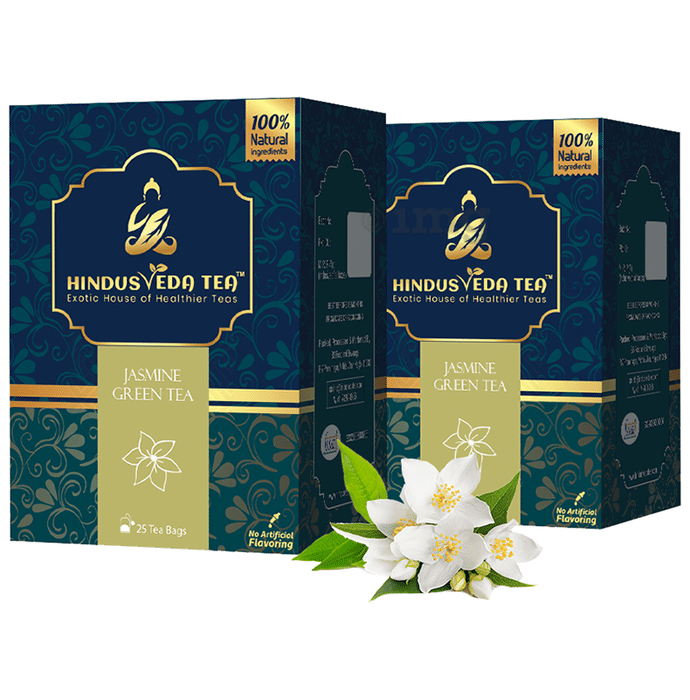 Hindusveda Tea Jasmine Green Tea Bag (25 Each)