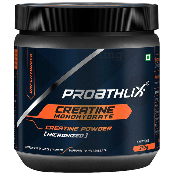 Proathlix Creatine Monohydrate Creatine Powder Micronized Unflavoured